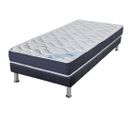 Matelas Mousse + Sommier Sr9 Deco 90x200 Melior - H. 20 Cm - Soutien Ferme