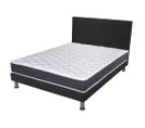 Matelas + Sommier + Tete Sr9 Deco 140x190 Record - H. 20 Cm - Soutien Ferme