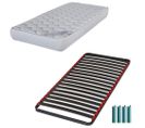 Matelas Mousse + Sommier Métal C39 80x190 Montana - Hauteur 18 Cm - Soutien Équilibré