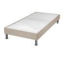 Sommier Tapissierpieds Omega Sahara 80x200 Lattes Bois - H.15 Cm - Made In France