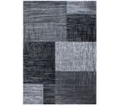 Geo - Tapis Géométrique À Carreaux - Anthracite Et Gris 080 X 300 Cm