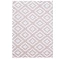 Scandinave Tapis Nordic à Losanges - Rose Et Blanc 200 X 290 Cm