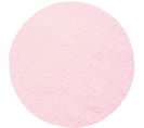 Shaggy - Tapis Uni Rond - Rose 120 X 120 Cm