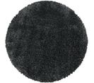 Moelleux - Tapis Cosy Rond à Poils Longs - Gris 160 X 160 Cm