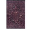 Tapis Kilim Noir Et Violet Lavable En Machine 200x290cm