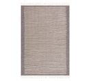 Flät - Tapis Scandinave à Franges Tressées Mocca Et Crème 120x170cm