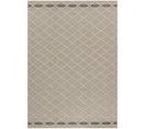 Tapis Effet Jute Naturel à Relief Stries Beige 140 X 200 Cm