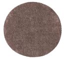 Tapis à Poils Longs Rond Softy Mocca 120x120cm