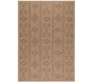 Tapis De Salon Aspect Jute Naturelle Beige Et Noir 160x230cm