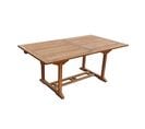 Salento - Table De Jardin Rectangulaire Extensible En Teck