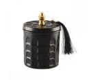 Bougie En Boite Noire Mat Parfum Vanille 8*12cm