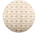 Dessous D'assiette Rond Ginkgo Dore Par Boite De - 12