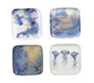 Set De 4 Coupelles Carrees Meduse