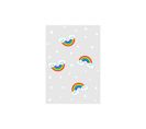 Tapis Rainbow Gris - 80x150