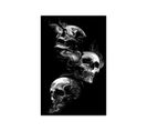 Tapis Skull Noir - 120x180