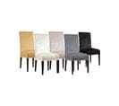 Lot De Housse De Chaise En Velours Coloris - Ecru, Lot - 4