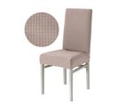 1 Housse De Chaise Extensible Beige - Taille Unique