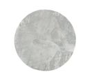 Tapis Uni Gris Clair Lavable Doux  - Loft Gris - 160x160 Cm