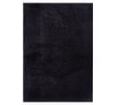 Tapis Uni Noir Lavable Doux - Loft Noir - 200x290 Cm