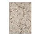 Tapis Marbre Beige Cuivré Argenté - Dubai 55 - 170x120 cm