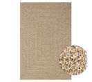 Tapis Extérieur Intérieur Effet Jute Beige Kenzy 01 Beige - 120x170 Cm