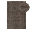 Tapis Uni Marron à Franges Impulse Marron - 120x170 Cm