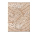 Tapis Extérieur Intérieur Effet Jute Feuille Beige Caracas 26 Beige - 120x170 Cm