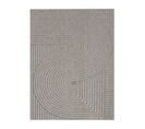 Tapis Extérieur Intérieur Arc Gris - Bodrum 27 Gris - 80x150 Cm