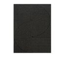 Tapis Extérieur Intérieur Arc Noir - Bodrum 27 Noir - 80x150 Cm