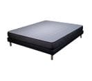 Ensemble Matelas Mousse Memory - 160x200 - Accueil Mémoire De Forme - Sommier Noir