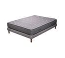 Ensemble Matelas Mousse Dream - 140x190cm - Accueil Mémoire De Forme - Sommier Blanc