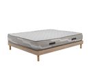 Ensemble Matelas Ressorts  Select - 160x200cm - Accueil Mémoire De Forme Et Sommier Kit Chêne