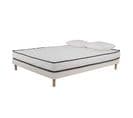 Ensemble Matelas Mousse Eco - 160x200 Et 2 Oreillers 50x70 - Mousse Et Sommier Blanc