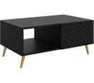 Table Basse "temerra " 99 X 62 X 45 Cm - Noir