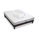 Pack Amboise 140x190 Cm Matelas Mousse + Sommier Bois + Accessoires