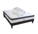 Pack Anti Punaise Tivoli 140x190 Cm Matelas Mousse + Sommier Bois + Accessoires