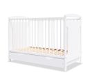 Lit Bébé Évolutif Avec Tiroir Margot 60x120 Cm (matelas Non Inclus) - Blanc