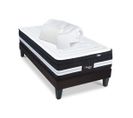 Pack Chambord 90x190 Cm Matelas Ressorts + Sommier Bois + Accessoires