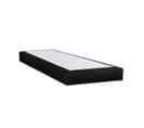 Sommier Tapissier Sisal 90x200 Cm Ep. 18 Cm Noir (pieds Non Inclus)