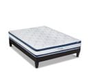 Ensemble Chenonceau 140x190 Cm Matelas Mousse + Sommier Bois