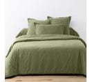 Housse De Couette 140x200 Cm + 1 Taie D'oreiller 63x63 Cm Coton 57 Fils Verveine