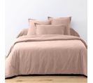 Housse De Couette 140x200 Cm + 1 Taie D'oreiller 63x63 Cm Coton 57 Fils Blush