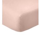 2 Drap Housse 80x200 +35 Cm 100% Coton 57 Fils Blush