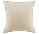 Taie D'oreiller 63x63 Cm Flanelle De Coton Sable