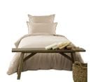 Housse De Couette 140x200 Flanelle De Coton Sable