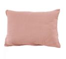 Taie D'oreiller 50x70 Cm Gaze De Coton Rose