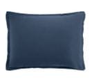 Taie D'oreiller 50x70 Cm Satin De Coton Bleu