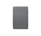 Tete De Lit Tapissee Tissu Gris Anthracite L 90 Cm - Ep 10 Cm Rembourre