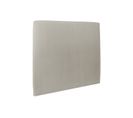 Tete De Lit Tapissee Velours Taupe L 160 Cm - Ep 10 Cm Rembourre