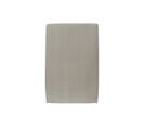 Tete De Lit Tapissee Velours Taupe L 90 Cm - Ep 10 Cm Rembourre